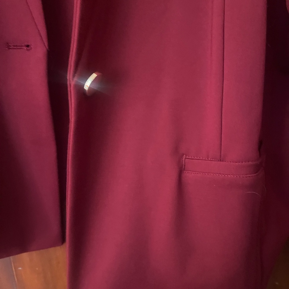 Eloquii Women's Deep/Wine Red Blazer-size 24w - Picture 5 of 6